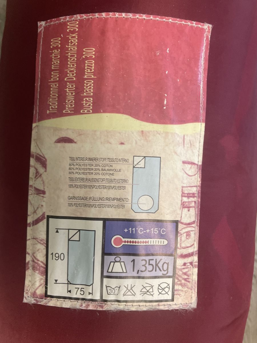 Sacchi a pelo: Neuer Schlafsack 190x75cm – Nuovo e nell'imballaggio originale da Obergerlafingen venduto da cabo4 1