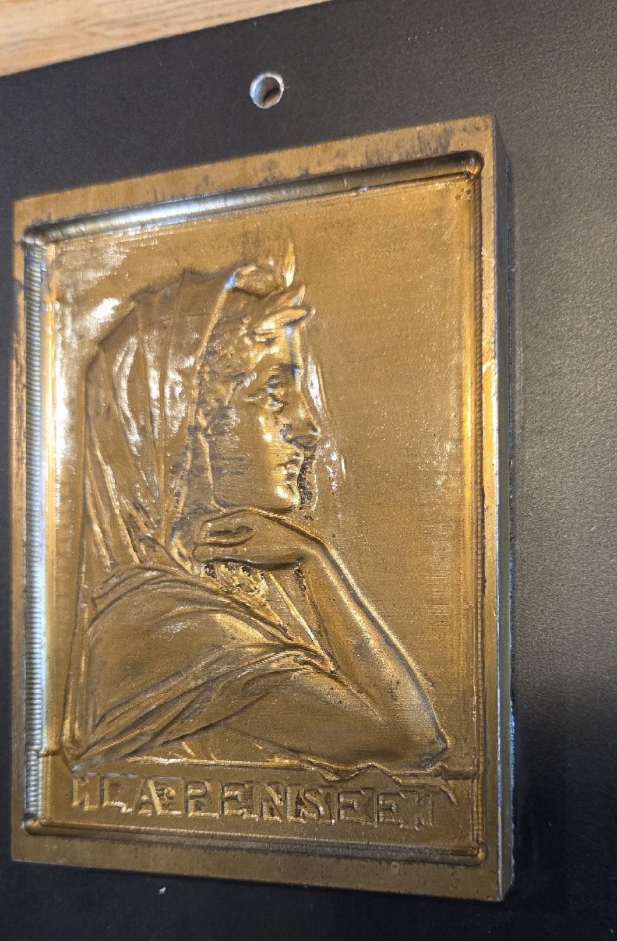 Poster & Bilder: Antike Bronzeplakette La Pensée – Gebraucht aus Rehetobel von hobirot01 9