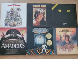6 LP  Divers Musique de Film