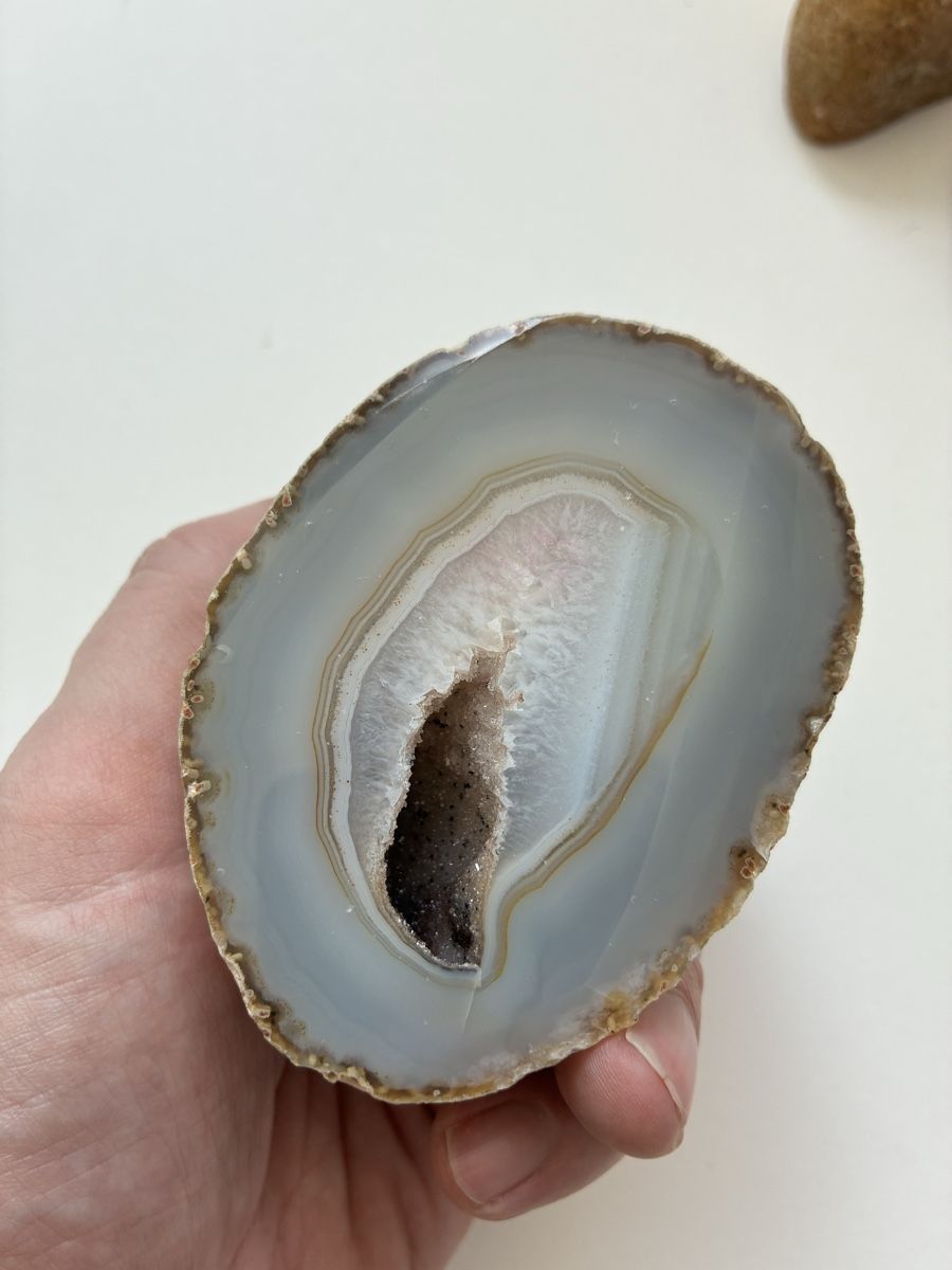 Minerali & Pietre curative: 3x Seltene Achat Geode, Halbedelstein Sammlung – Usato da Zürich venduto da 718zzQk99 1