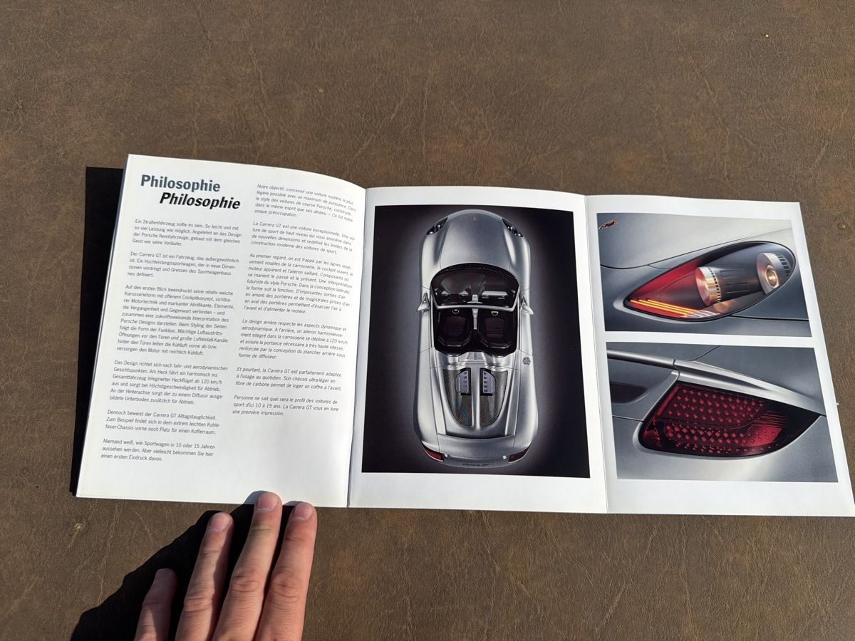 Porsche Documenti: Prospekt: Porsche Carrera GT – Nuovo (secondo la descrizione) da Wolfwil venduto da Rolex1 2