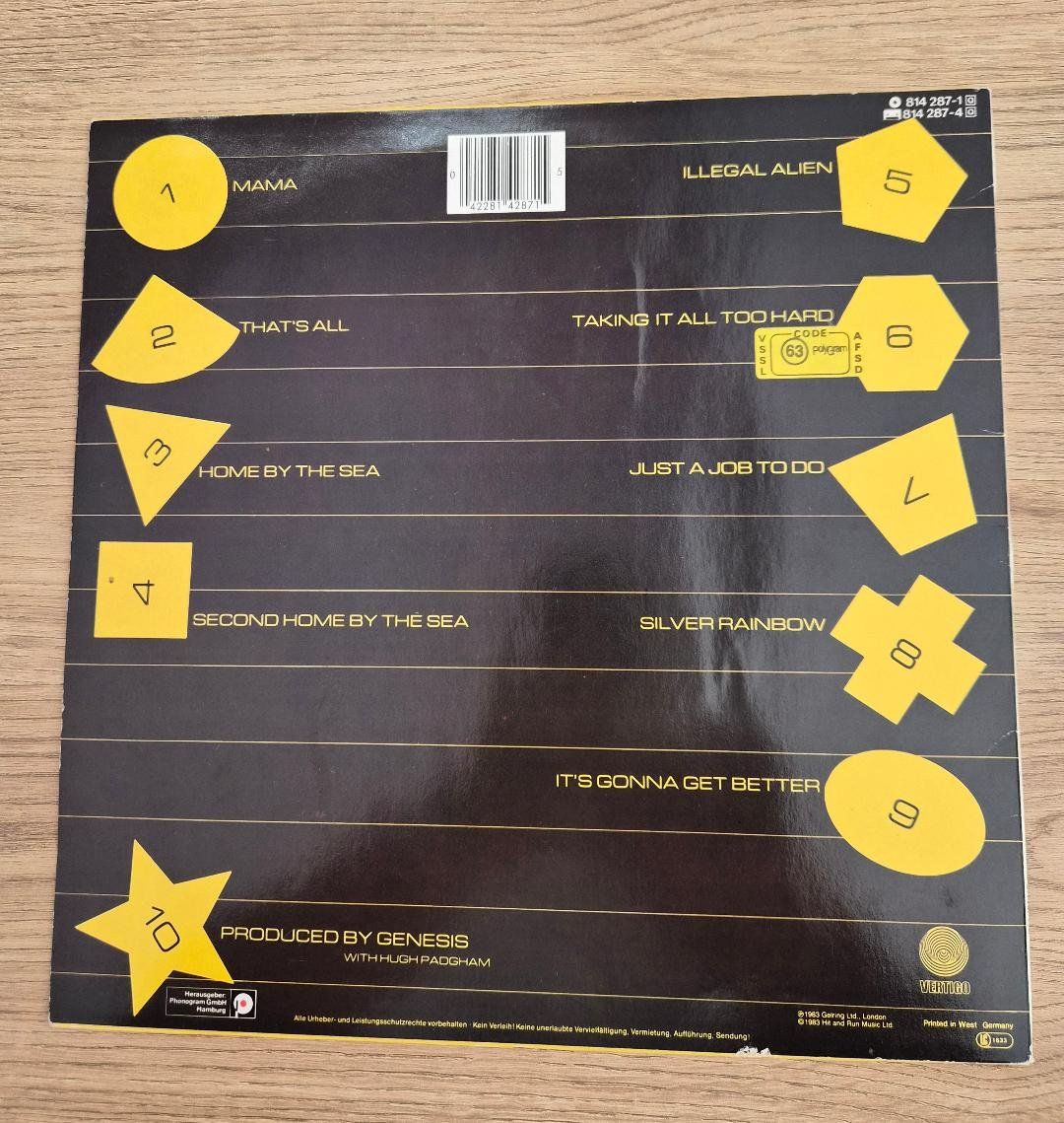 Dischi in vinile: Schallplatte / LP Genesis "Genesis" 1983 mit Punkt ... läuft – Difettoso da Dielsdorf venduto da Haesi0 1