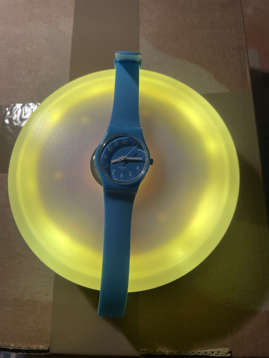 Swatch Uhren: SWATCH Uhr Rise Up, blau – Gebraucht aus Ramersberg von endbefund13 1