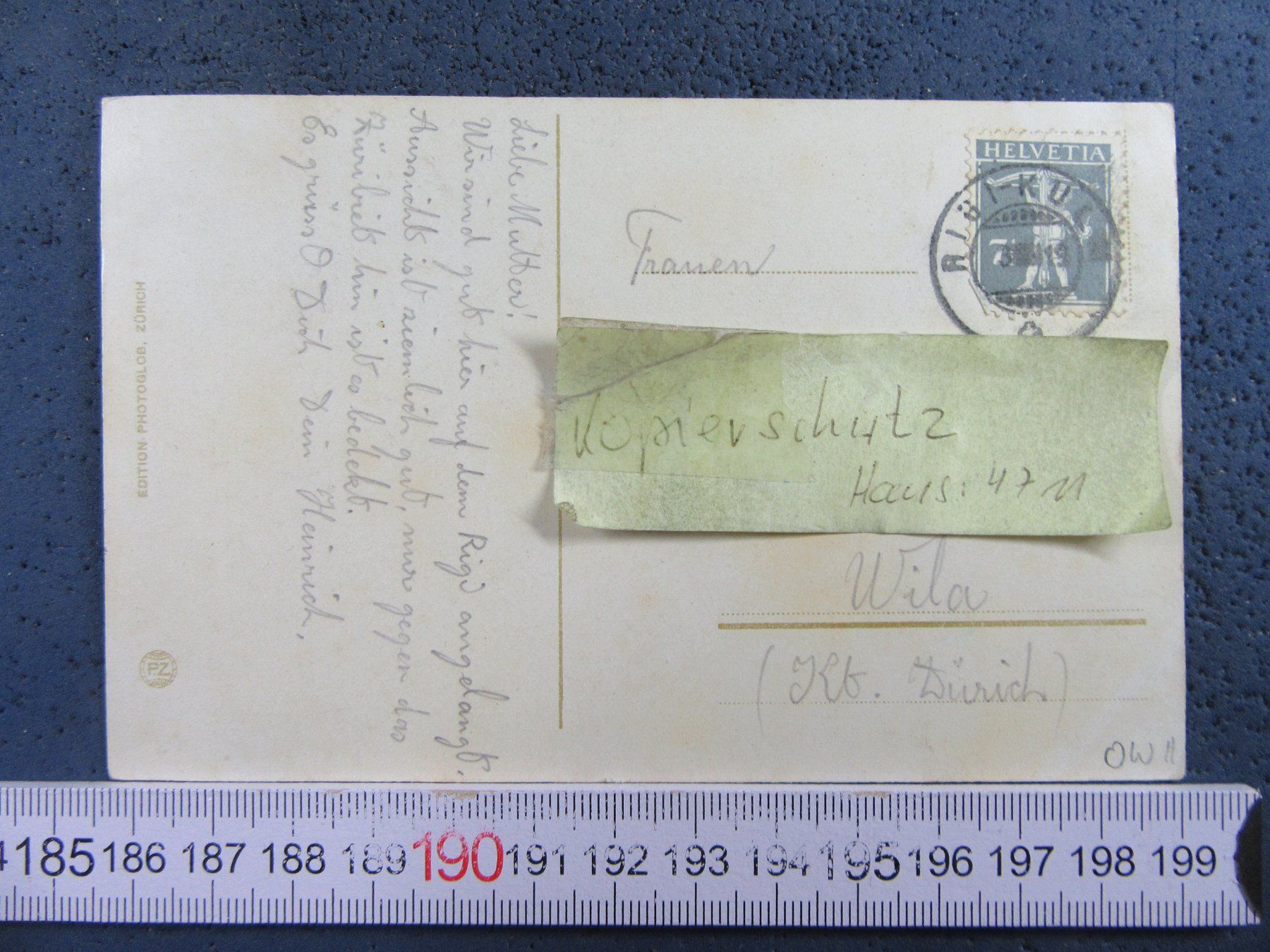 Ansichtskarten: RIGI-KULM 1919 AK ONW BELEBT – Gebraucht aus Ettingen von Hausi4711 1
