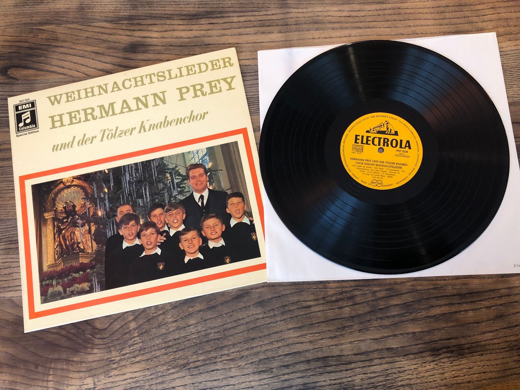 Dischi in vinile: LP Weihnachtslieder Hermann Prey Tölzer Knabenchor – Usato da Berg am Irchel venduto da Zweiti_Chance