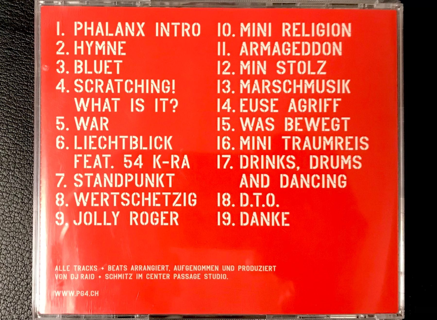 CDs: CD PG4 - Phalanx – Gebraucht aus Zürich von tomakomai 1