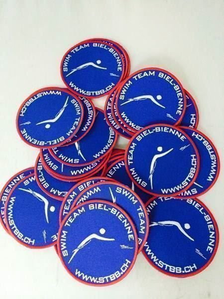 Patches: Swim Team Biel/Bienne- Aufnäher – Neu (gemäss Beschreibung) aus Brügg BE von rutschimedizin