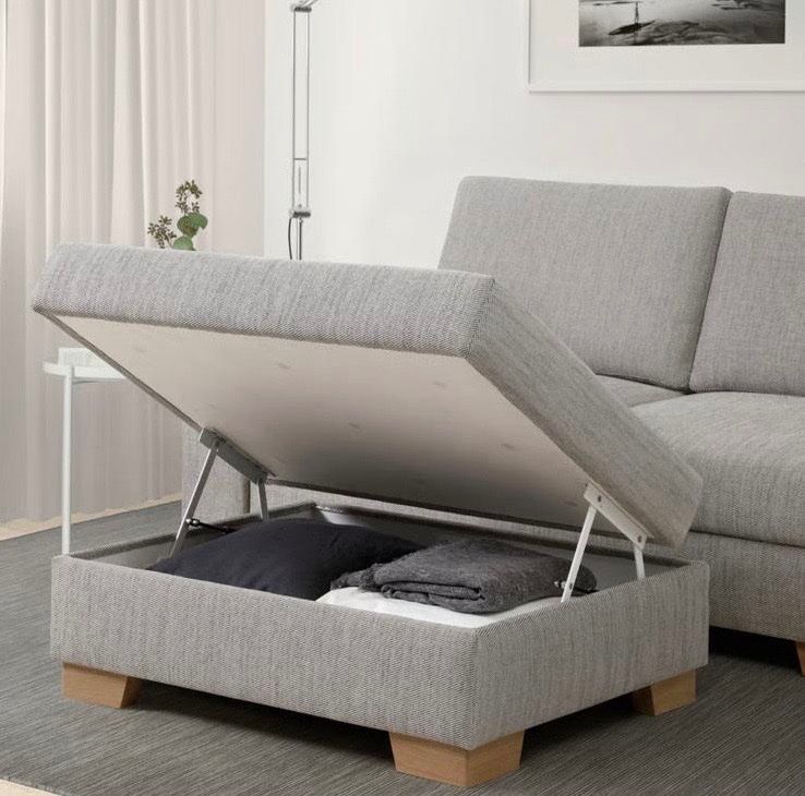 Ikea Divani: Gratis! IKEA SÖRVALLEN 3-Sitzer Sofa mit Hocker inkl. Staur. – Usato da Benglen venduto da Bobby21 6