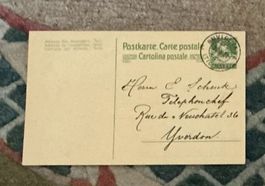 1 Postkarte 1921