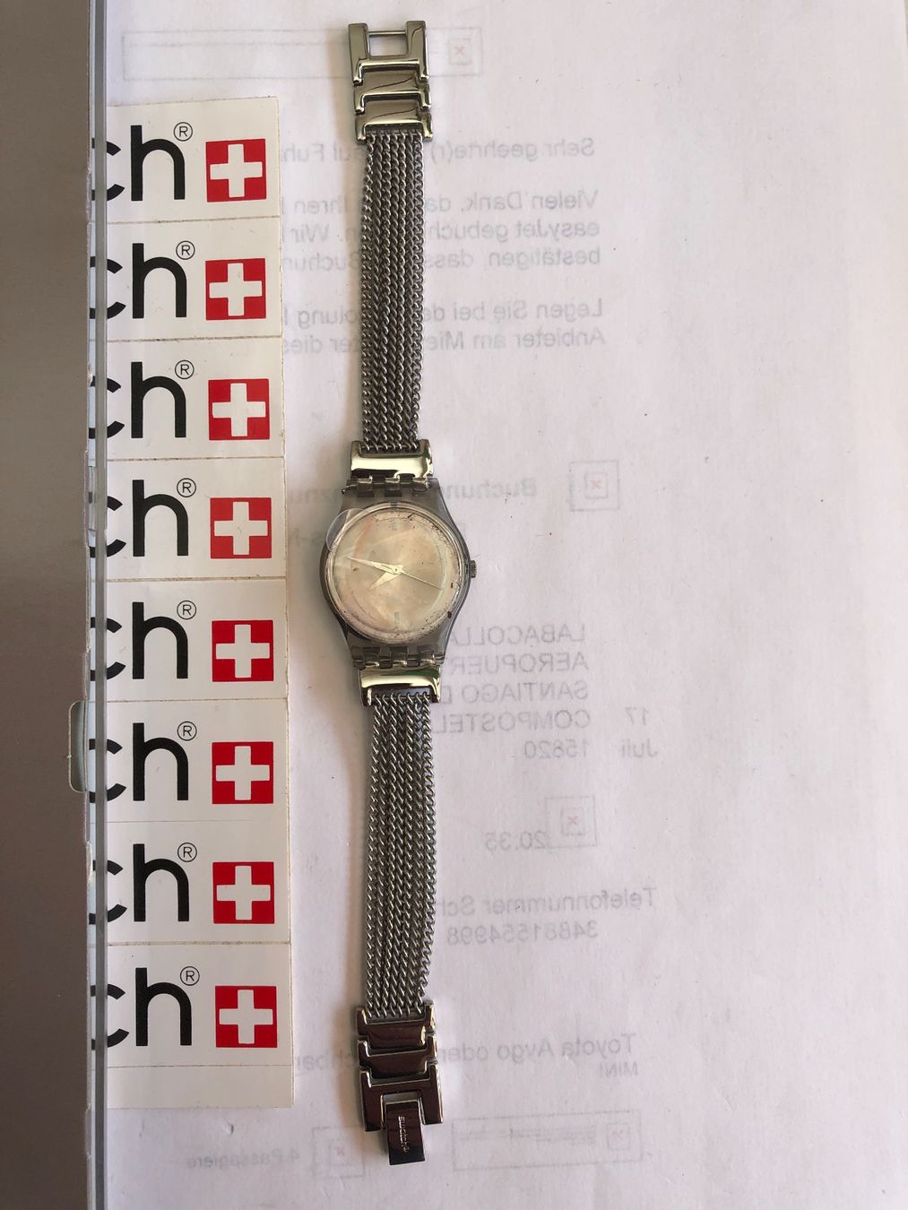Swatch Uhren: SWATCH LADY WRISTED CHAIN von 2000 – Neu und originalverpackt aus Biel/Bienne von winnertaco 3