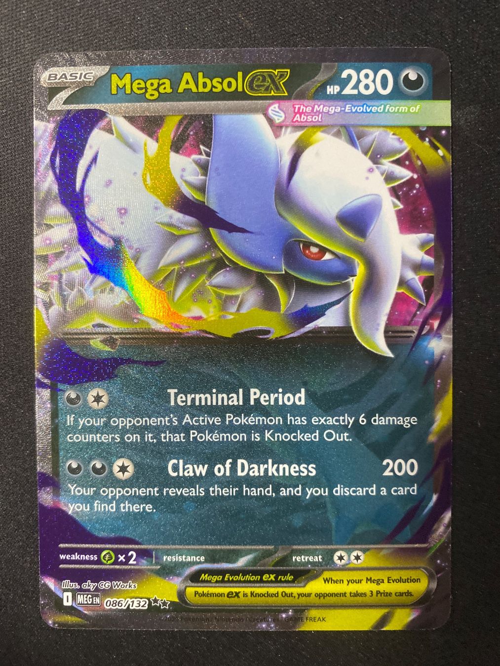 Pokémon Sammelbilder & Trading cards: Mega Absol ex 86 - Double Rare - Mega Evolution - EN – Neu (gemäss Beschreibung) aus Hausen AG von Shrade