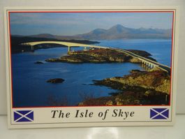 Isle of Skye Postkarte Brücke Schottland Vintage Reiseand...
