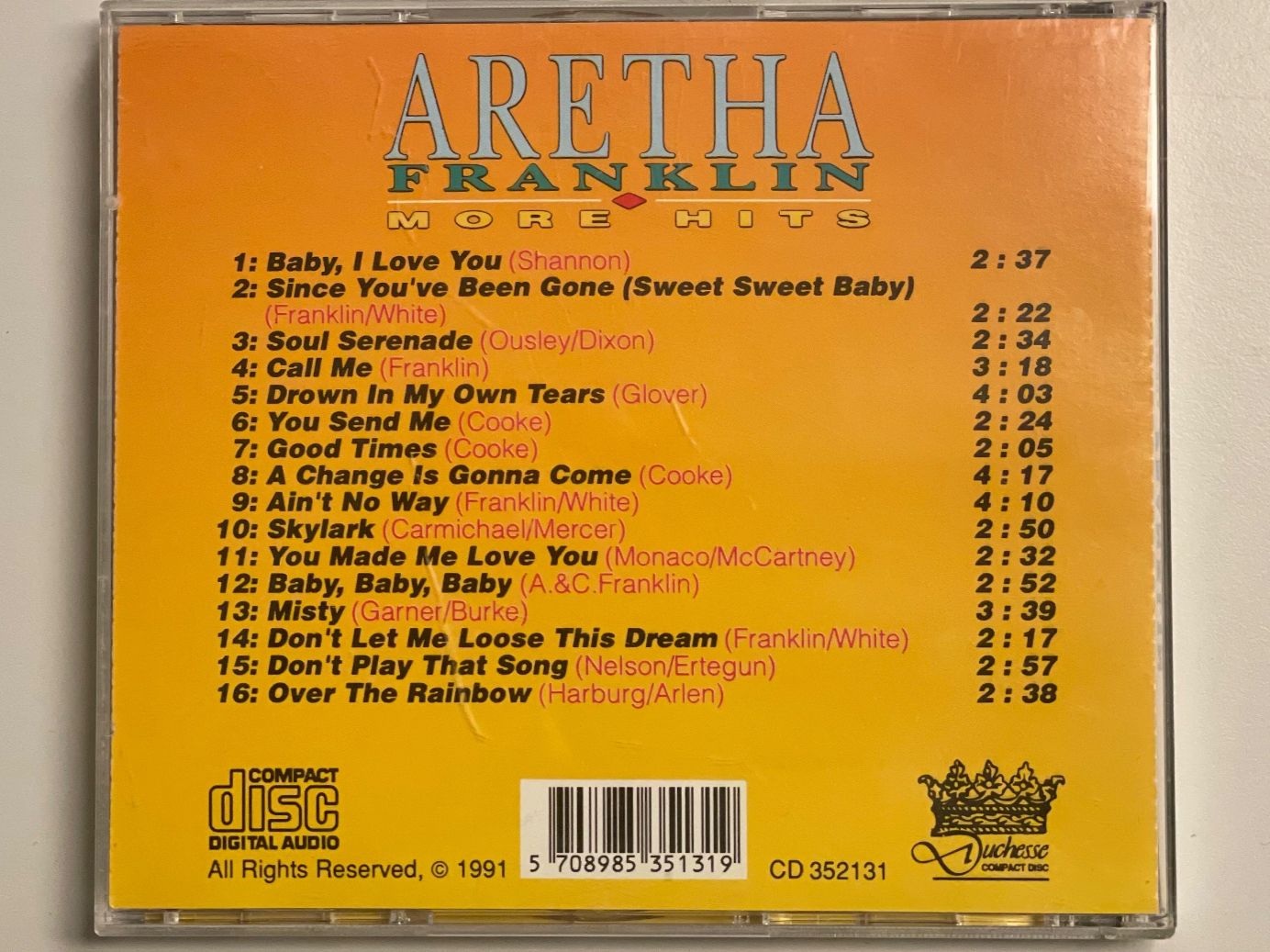 CDs: Aretha Franklin - More Hits Collection 2 CD – D'occasion à Muri b. Bern par AdidasCollector 1