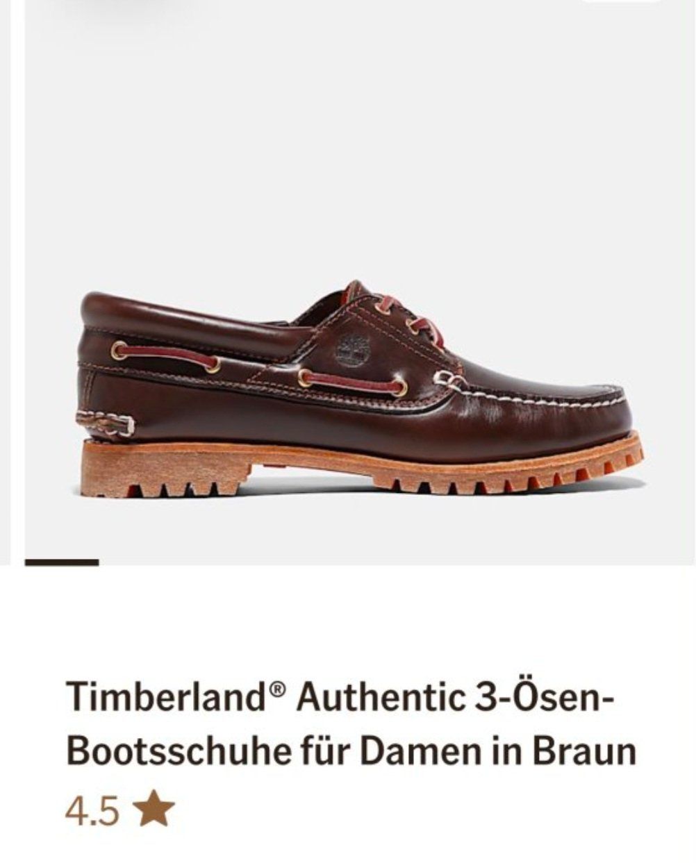 Timberland Damenschuhe: Timberland Authetic Bootsschuhe – Neu (gemäss Beschreibung) aus Aarberg von Barbados1
