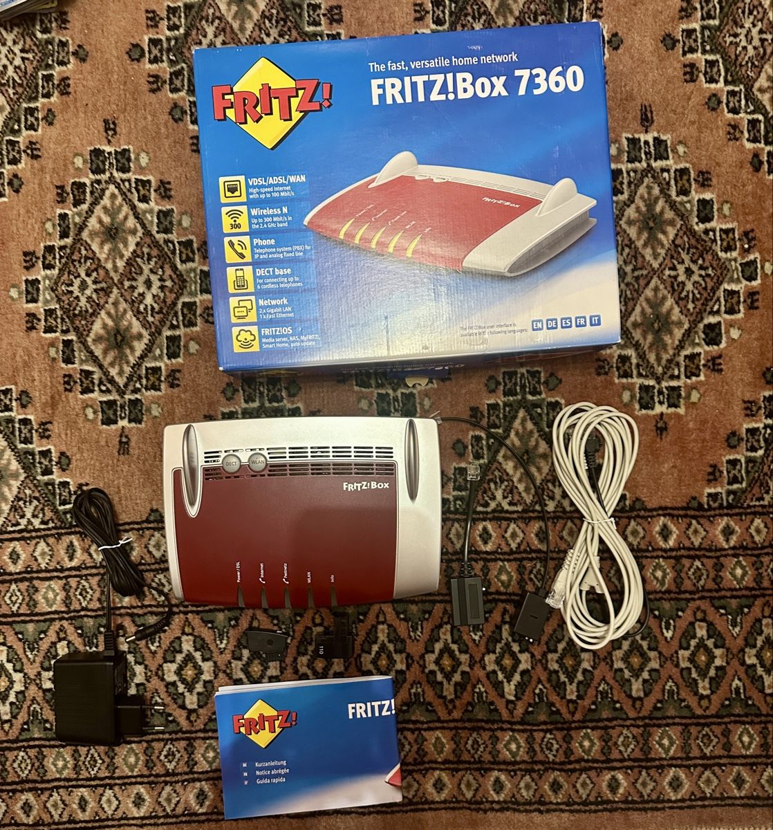 Fritz Modem & Router: Fritz!Box 7360 Modem Router ADSL/VDSL – Usato da Genestrerio venduto da Demis27