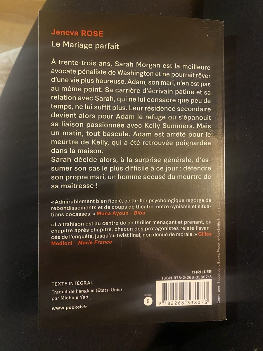 Libri: Le Mariage Parfait, Jeneva Rose – Usato da Epagny venduto da nie_n5yb 1