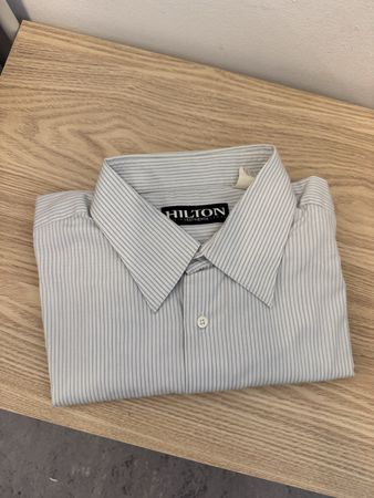 Hilton Vestimenta Hemd Streifen Made in Italy L NEU