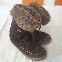Winterstiefel gefüttert, Everest, dunkelbraun, Grösse 37