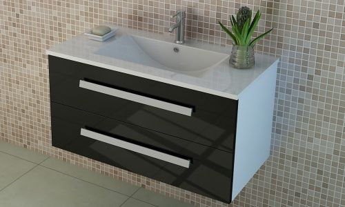 Mobili per bagno: Badmöbel Waschtisch Badset RAPPERSWIL sc – Nuovo e nell'imballaggio originale da Herbertingen venduto da jet-line-e-trade 4