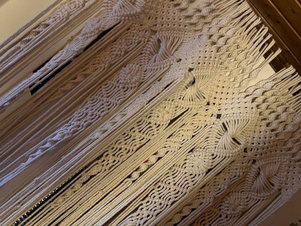 Bambus-Perlenvorhang, 90x200 Cm, 65 Stränge – Handgefertigter Raumteiler Für Tür Oder Fenster, Natur-Look