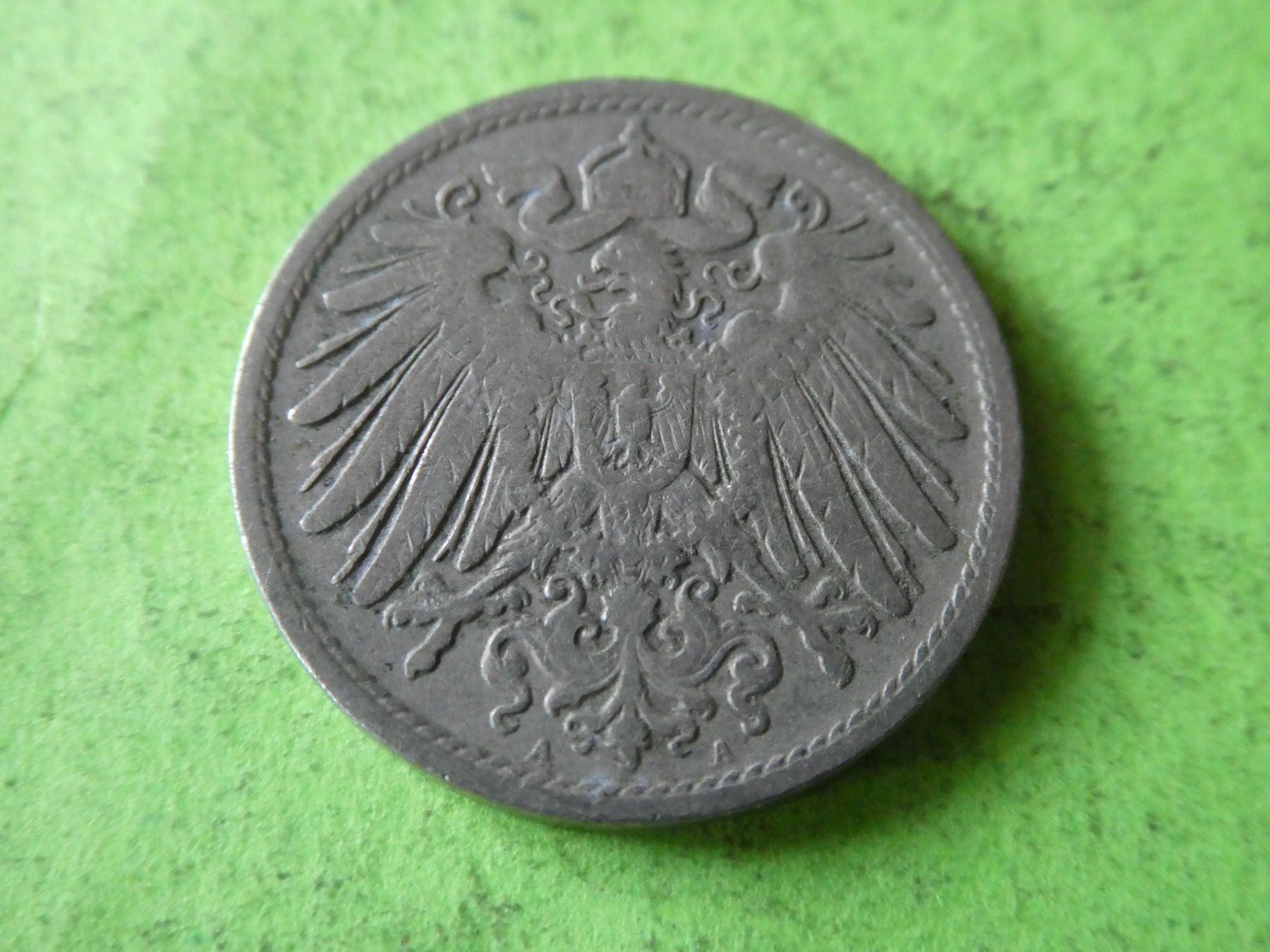 Tutti le monete: Dt. Reich 1900 A,  10 Pfennig – Usato da Hinterforst venduto da Rohusri 1