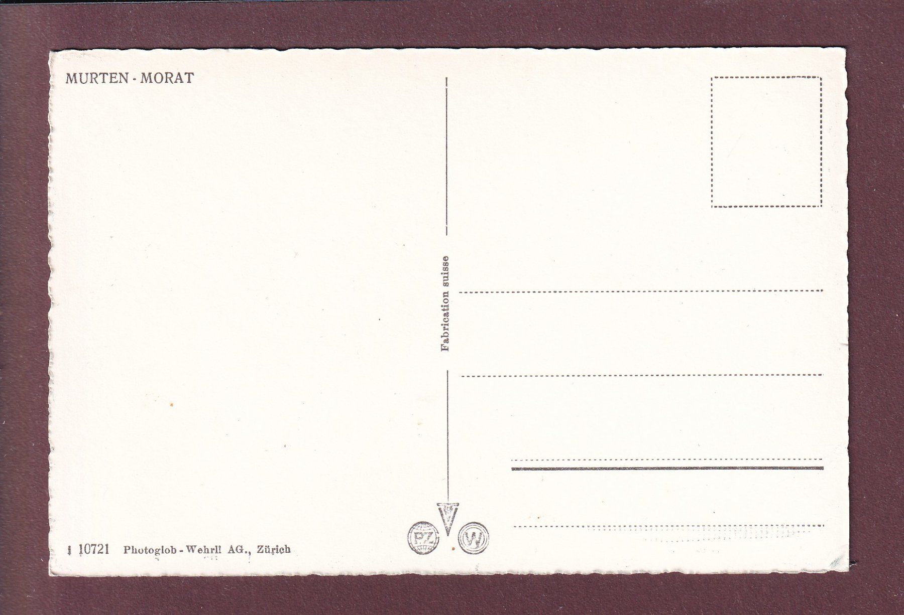 Cartoline postali: MORAT / MURTEN - Remparts – Usato da Pully venduto da nicecards 1