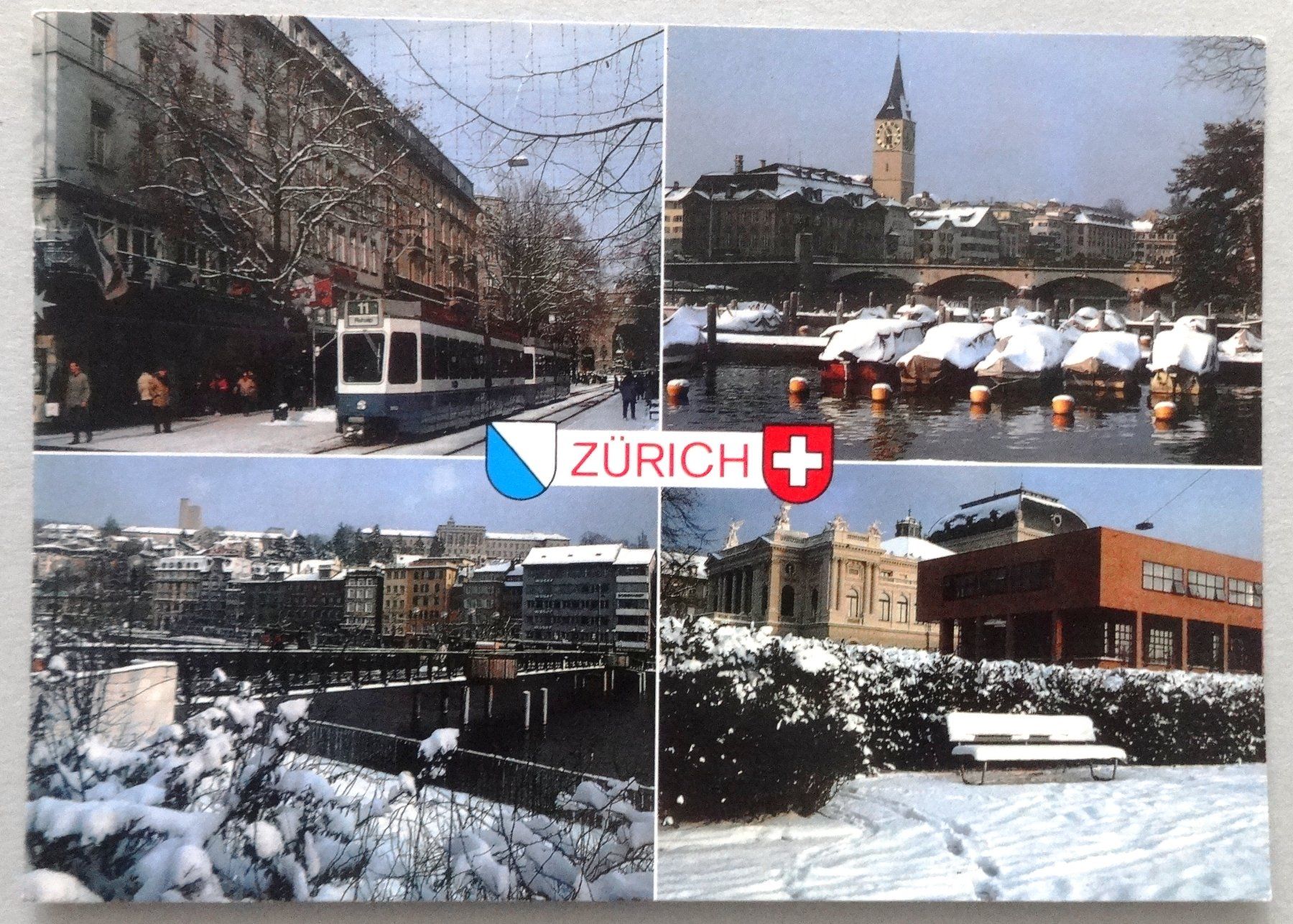Ansichtskarten: Zürich – Gebraucht aus Fétigny von Billy2miny