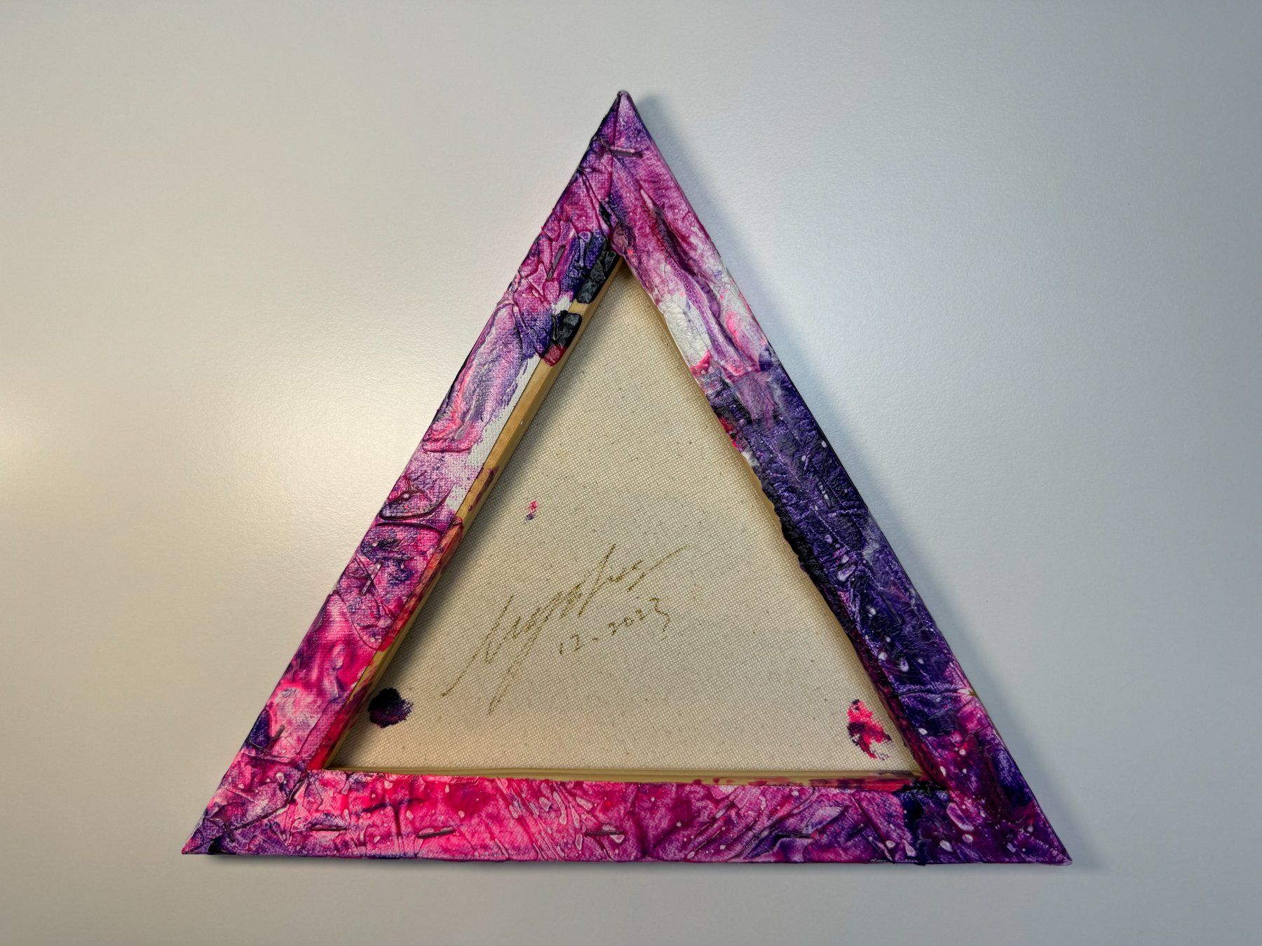 Dipinti: Acryl-Flüssigmalerei, Dreieck – Usato da Schlieren venduto da MayaSheng1983 2
