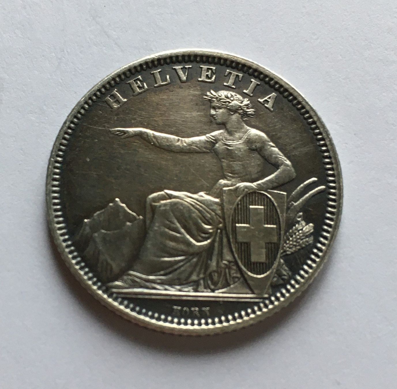 Tutti le monete: 1861 1 Franken -unz – Usato da Kirchberg SG venduto da Zenhad69 1