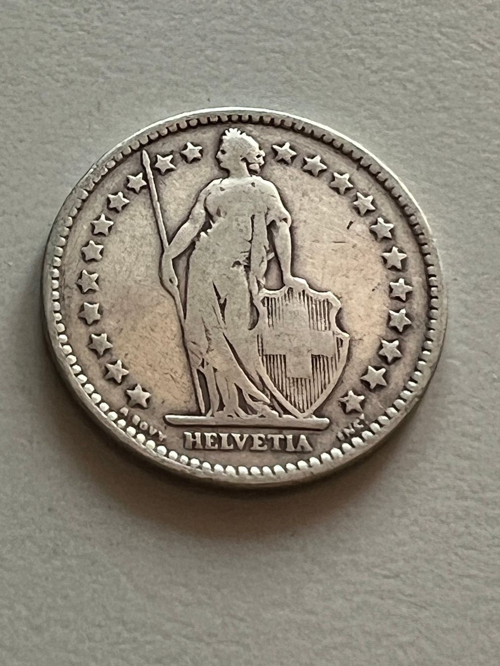 Alle Münzen: 2 Fr. 1901 – Gebraucht aus Schötz von Odpa 1