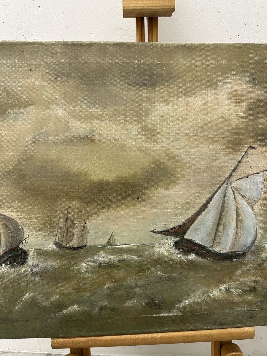 Dipinti: Gemälde See Meer Segelboote – Usato da Ebikon venduto da Gaenggeliwaar 2