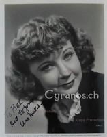 Una Merkel (1903-1986) Schauspielerin - Autogramm