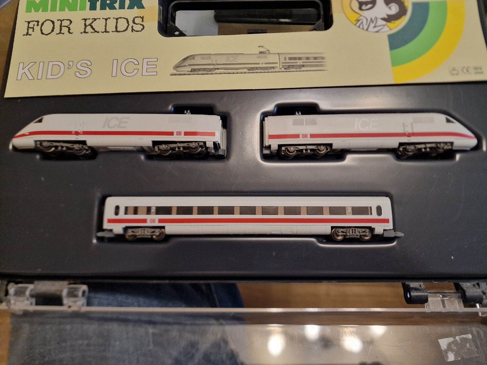 Trix Modellini di ferrovie: Minitrix Kid's ICE Zugset Modellbahn – Nuovo (secondo la descrizione) da wallisellen venduto da Murat-440 1