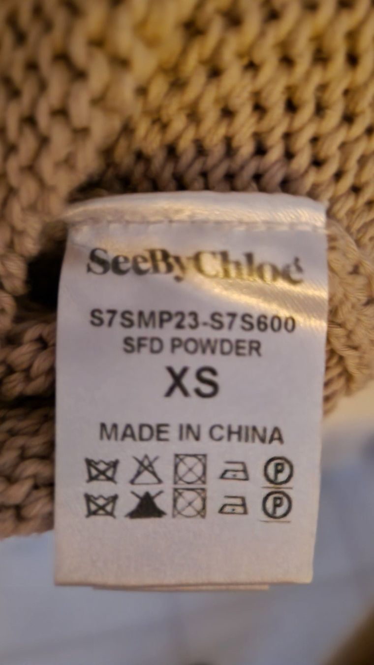 Chloé Maglioni & Felpe: See by Chloé Baumwollpullover mit Spitze – Usato da Rütihof venduto da Teddy1985 4