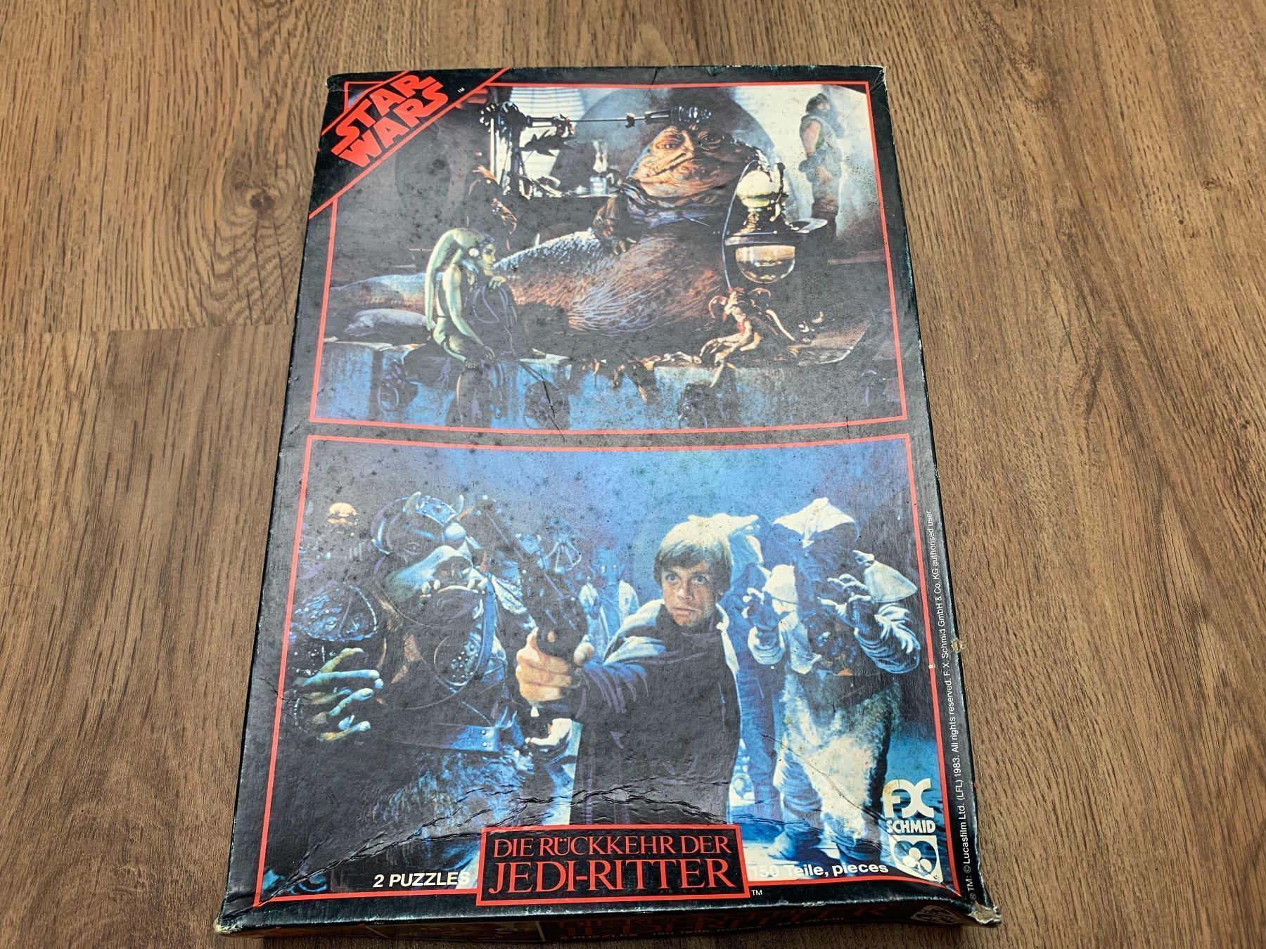 Spiele: Sehr Altes seltenes Starwars Puzzle – Gebraucht aus Hallau von R.R.91