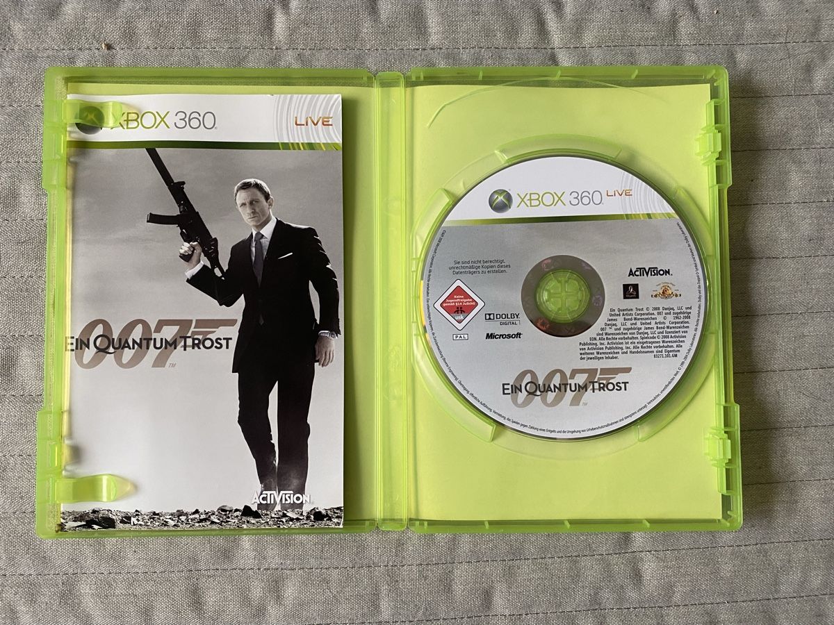 Microsoft Giochi: 007: Ein Quantum Trost für Xbox 360 – Usato da Thunstetten venduto da Virus_33 1