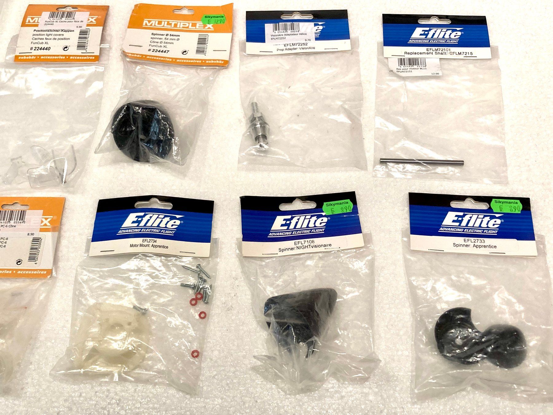 RC Modellbau: Lot accessoires avions RC neuf – Neu und originalverpackt aus Lausanne von Techobby 2