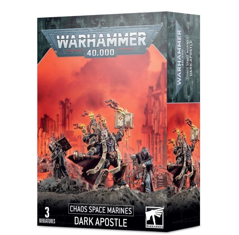 Figuren: Warhammer 40000 Chaos Space Marines Dark apostle – Neu (gemäss Beschreibung) aus Winterthur von Compiorg