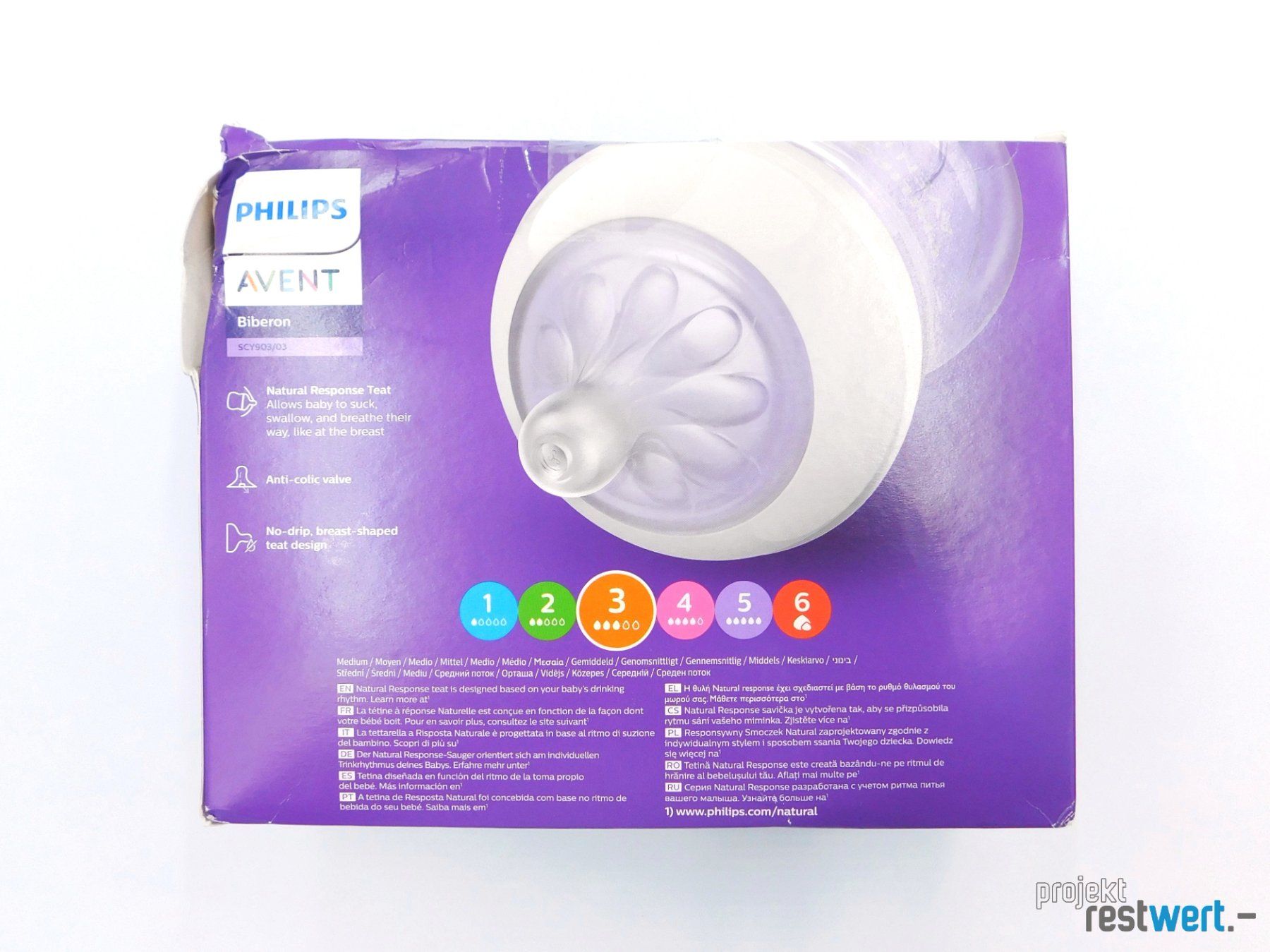 Avent Pasti del neonato: Natural Response Sauger von PHILIPS AVENT – Nuovo (secondo la descrizione) da Bülach venduto da restwert_buelach 4