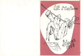 Lit. Matura Schwyz 1958 - Doppelkarte