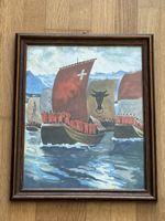 Vintage Gemälde Aquarell URI SCHWYZ UNTERWALDEN 
