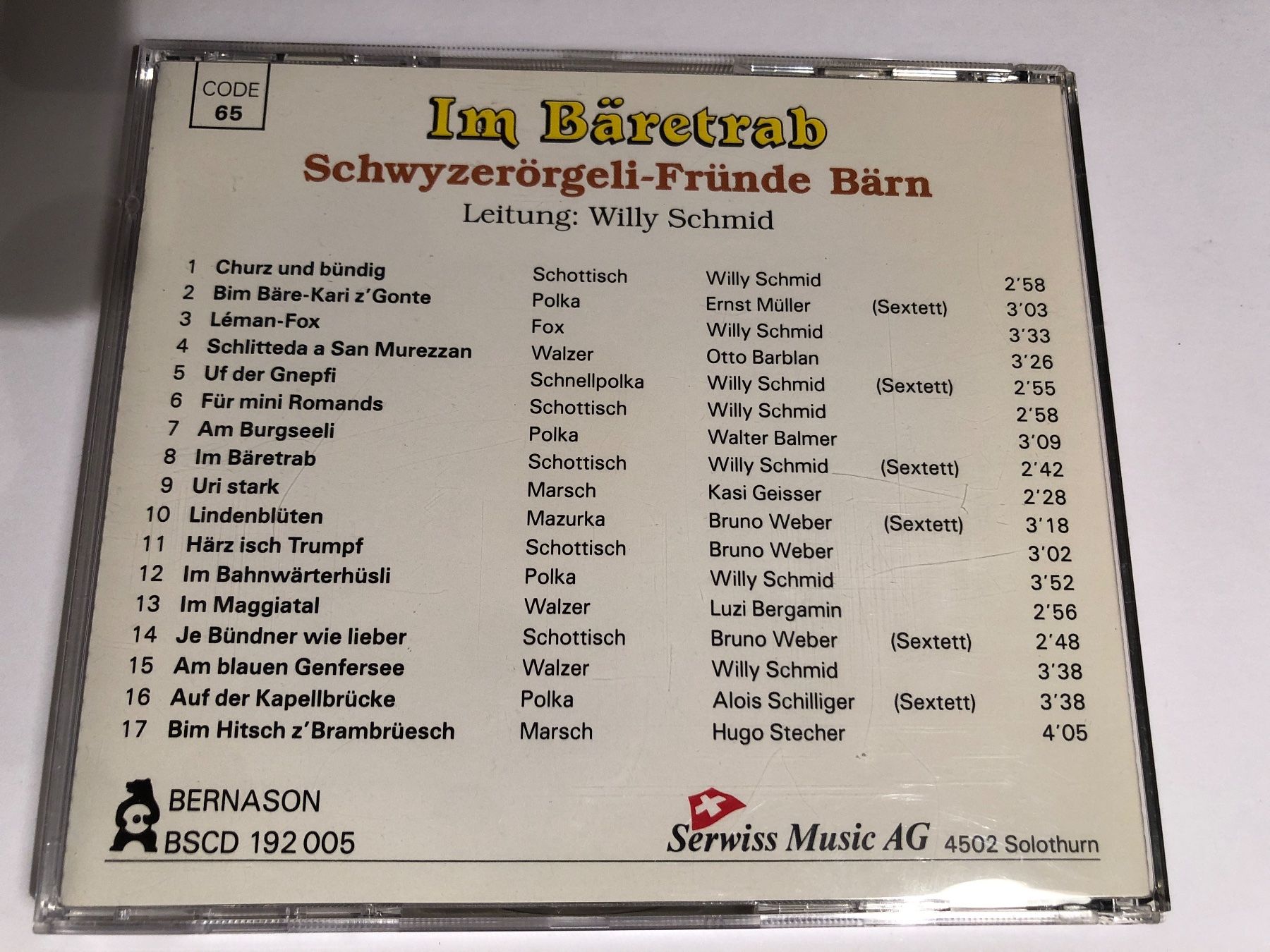 CD: Schwyzerörgeli Fründe Bärn – Usato da Arth venduto da Vrecam51 1