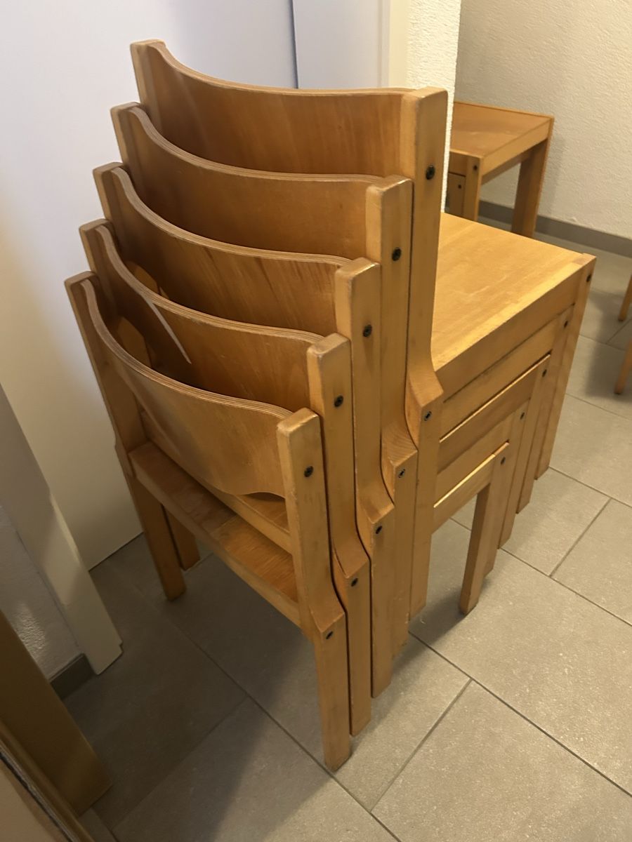 Horgen Glarus Sedie: Chaise vintage Horgen Glarus, empilable, – Usato da Thierrens venduto da Bigla 6