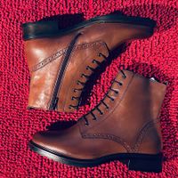 NEU Schnürboots Leder braun 41     Originalpreis CHF 89.90