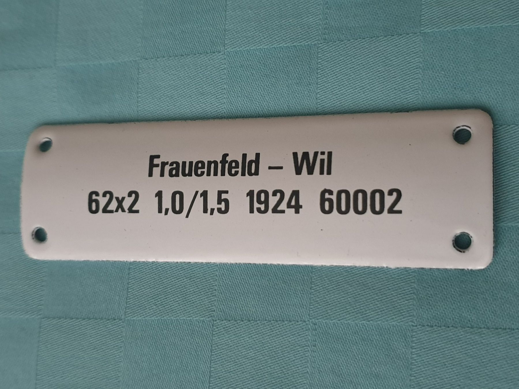 Schilder: Email Schild – Gebraucht aus Mörschwil von spirspi