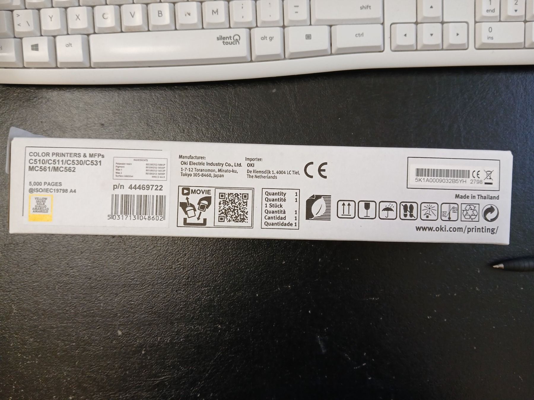 Oki Cartucce per stampanti & toner: OKI Toner 44469722 Yellow – Nuovo e nell'imballaggio originale da Spiez venduto da RoDo-Computer-GmbH 1
