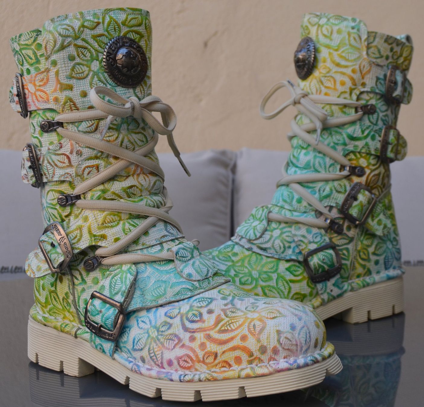 New Rock Scarpe da uomo: New Rock Boots / bottes .39 – Nuovo (secondo la descrizione) da Collonges venduto da arashee 1