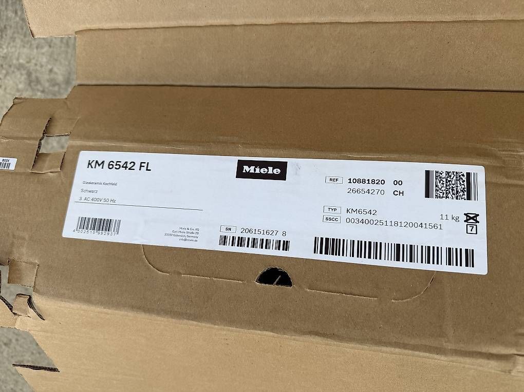 Miele Cucine: Miele Kochfeld KM 6542 FL – Nuovo (secondo la descrizione) da Künten venduto da buli76