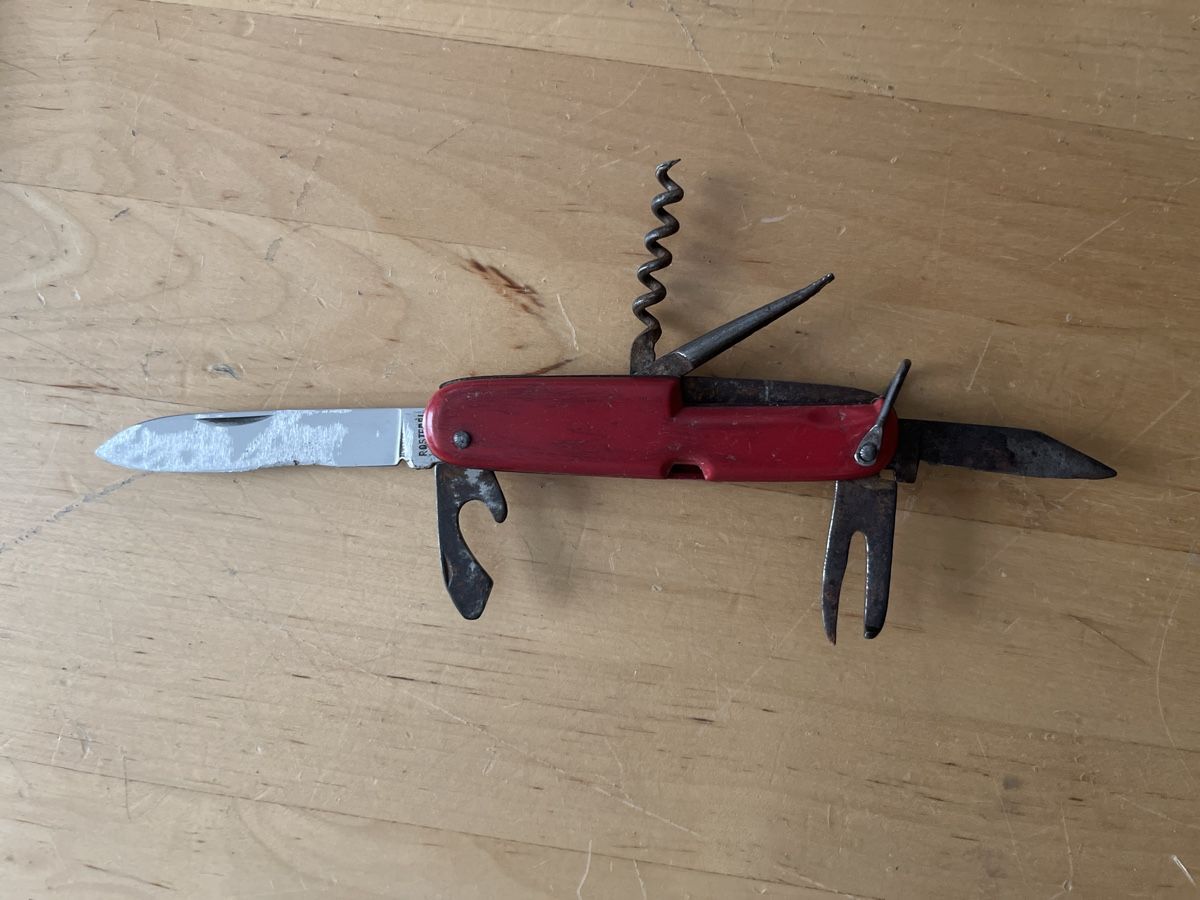 Coltelli tascabile: Vintage Taschenmesser rot – Usato da neuenhof venduto da cocoros