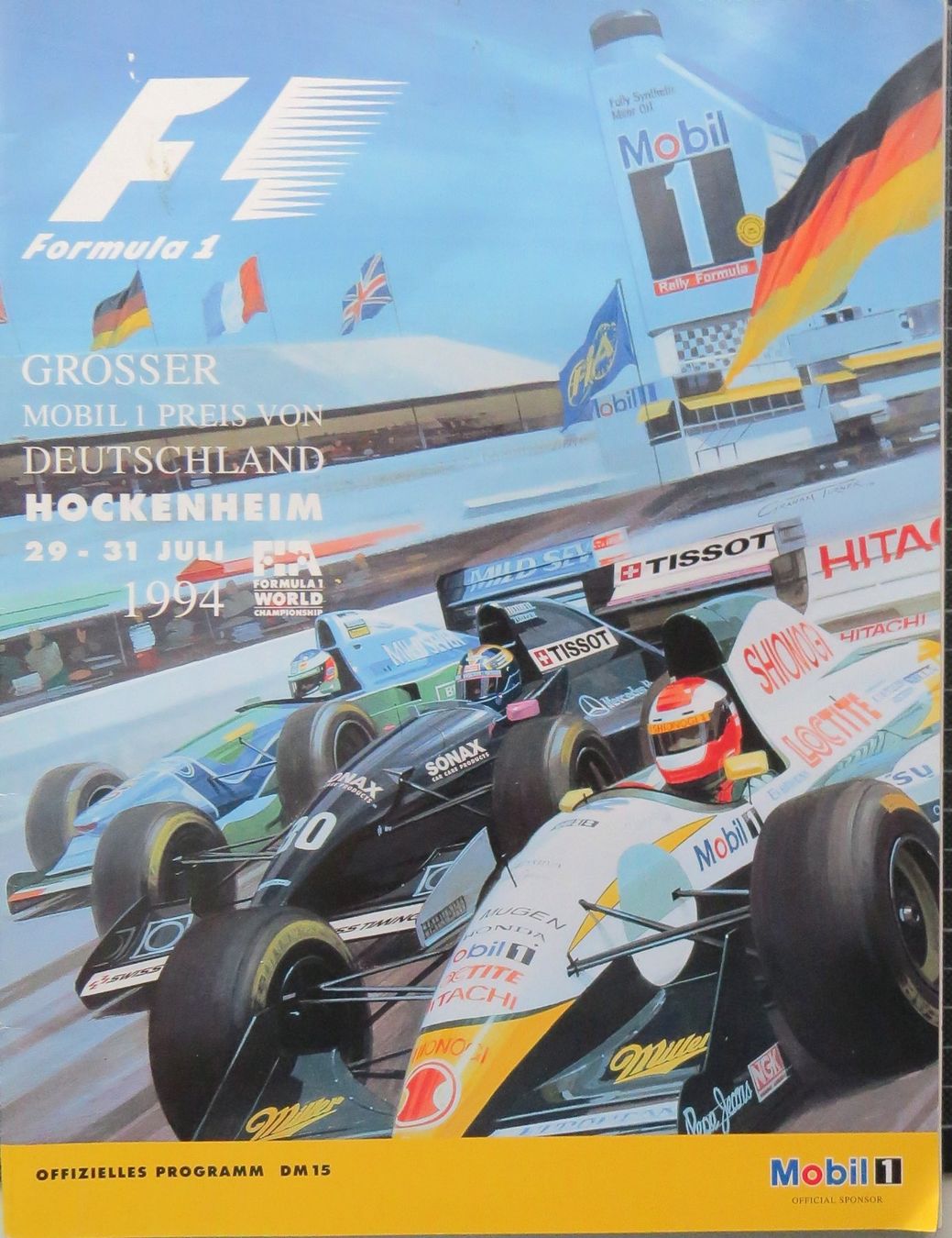 Documenti: Programm Formel 1 in Hockenheim von 1994 – Usato da Ettingen venduto da campione_1